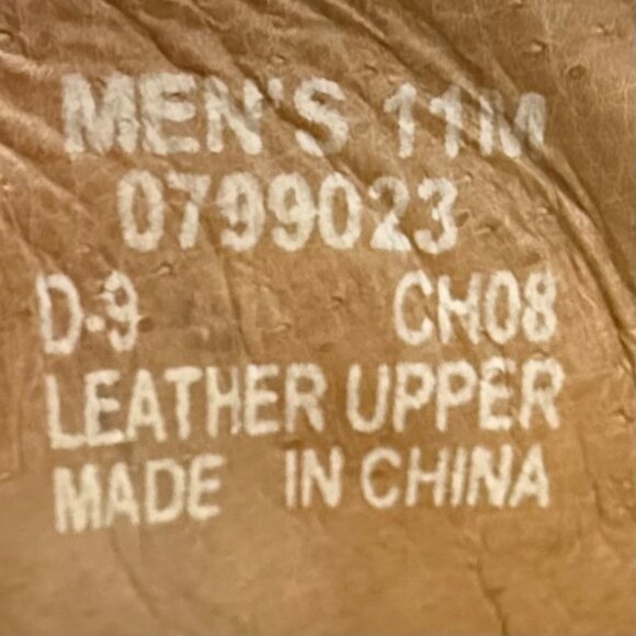 Sperry Topsider Men's Tan Leather and Nylon Billfish 3-Eye Boat Shoes Size 11 - Picture 9 of 11